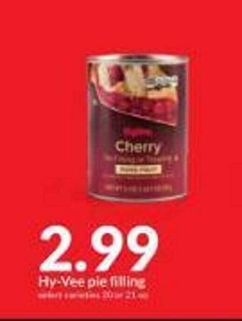 Hy-Vee Hy-vee pie filling offer