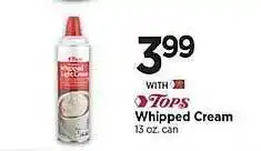 Tops Tops whipped cream offer