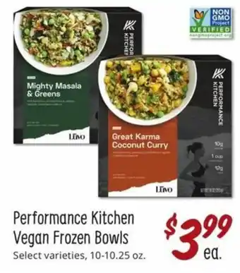 Sprouts Farmers Market Performance Kitchen Vegan Frozen Bowls 10-10.25 oz offer