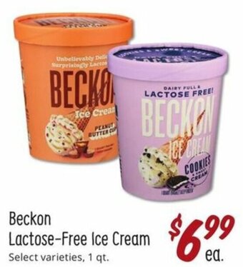 Sprouts Farmers Market Beckon Lactose-Free Ice Cream offer