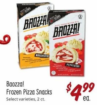Sprouts Farmers Market Baozza! Frozen Pizza Snacks offer