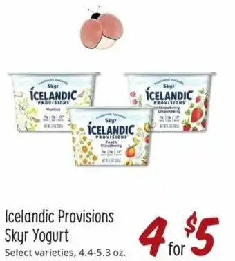 Sprouts Farmers Market Iceland Provisions Skyr Yogurt 4.4-5.3 oz offer