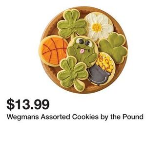 Wegmans Wegmans assorted cookies by the pound offer
