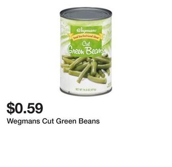 Wegmans Wegmans cut green beans offer