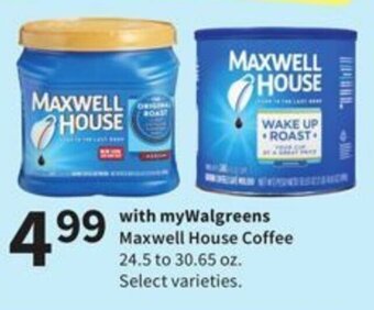 Walgreens Maxwell House Coffee offer