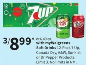 Walgreens Soft Drinks offer