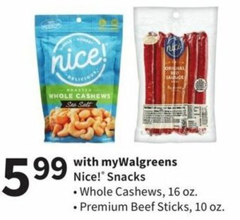 Walgreens Nice! Snacks offer