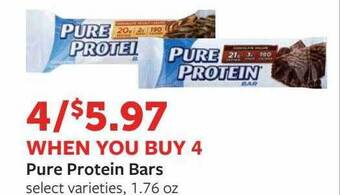 Fareway Pure protein bars offer