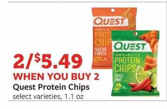 Fareway Quest protein chips offer