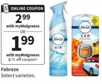 Walgreens Febreze offer