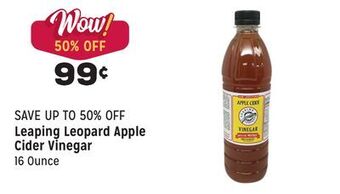 Grocery Outlet Apple cider vinegar offer