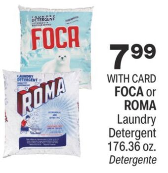 CVS Foca or roma laundry detergent 176.36 oz. offer