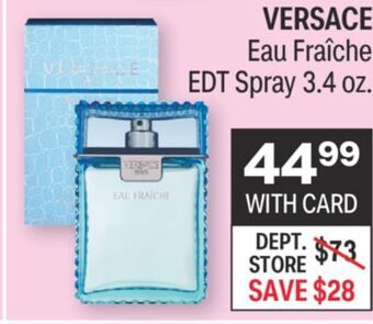 CVS Versace eau fraîche edt spray 3.4 oz. offer