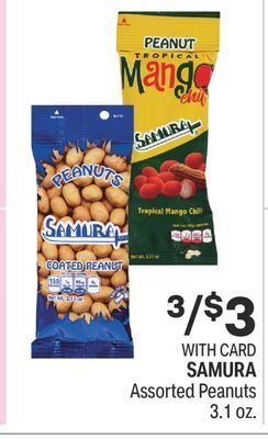 CVS Samura assorted peanuts 3.1 oz. offer