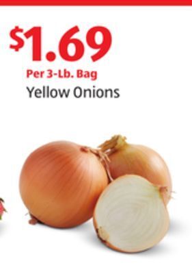 Aldi Yellow onions offer