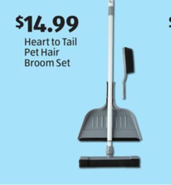 Aldi Heart to tail pet hair broom set offer