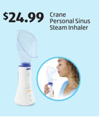 Aldi Crane personal sinus steam inhaler offer