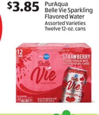 Aldi Puraqua belle vie sparkling flavored water offer