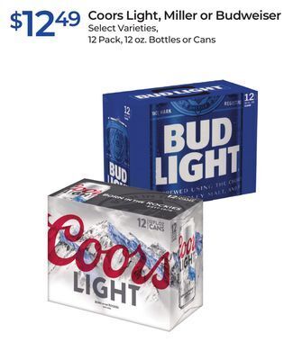Rite Aid Coors light, miller or budweiser offer