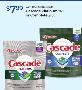 Rite Aid Cascade platinum or complete offer