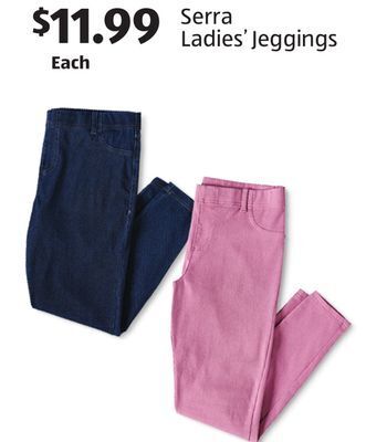 Aldi Serra ladies' jeggings offer