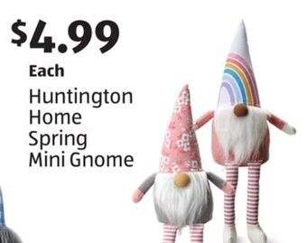 Aldi Huntington home spring mini gnome offer