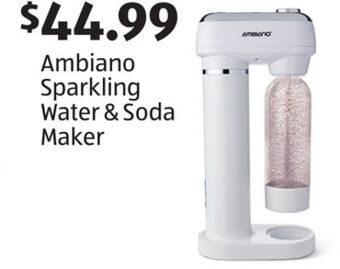 Aldi Ambiano sparkling water & soda maker offer