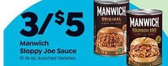 Save a Lot Manwich sloppy joe sauce offer