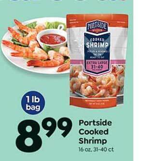 Save a Lot Portside cooked shrimp offer