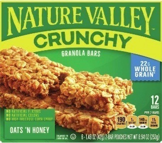 Kroger Nature valley bars offer
