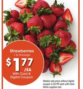 Kroger Strawberries offer