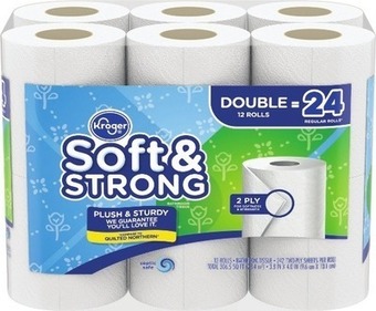 Kroger Kroger soft & strong bath tissue offer