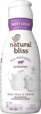 Kroger Natural bliss coffee creamer offer