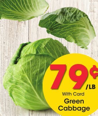 Kroger Green cabbage offer