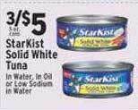 Associated Starkist solid white tuna offer