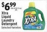 Associated Xtra liquid laundry detergent offer