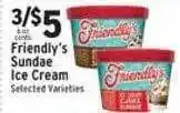 Associated Friendly's sundae ice cream offer