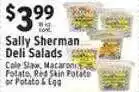 Associated Sally sherman deli salads offer