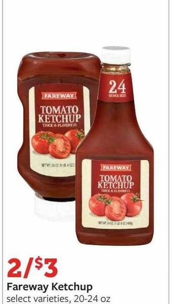Fareway Fareway ketchup offer