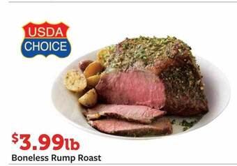 Fareway Boneless rump roast offer