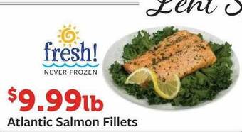 Fareway Atlantic salmon fillets offer