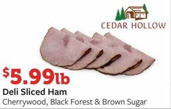 Fareway Deli sliced ham offer