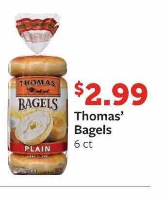 Fareway Thomas' bagels offer