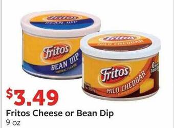 Fareway Fritos cheese or bean dip offer