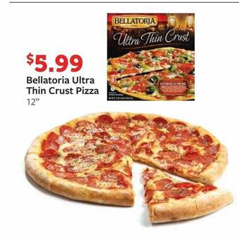 Fareway Bellatoria ultra thin crust pizza offer