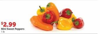 Fareway Mini sweet peppers offer