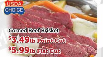 Fareway Usda choice corned beef brisket offer