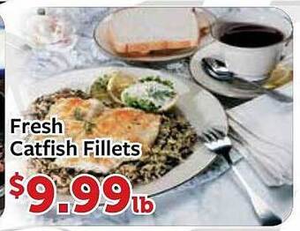 Fareway Fresh catfish fillets offer