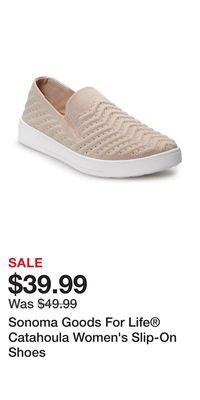 Kohl's Sonoma goods for life® catahoula women's slip-on shoes offer
