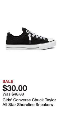 Kohl's Girls' converse chuck taylor all star shoreline sneakers offer